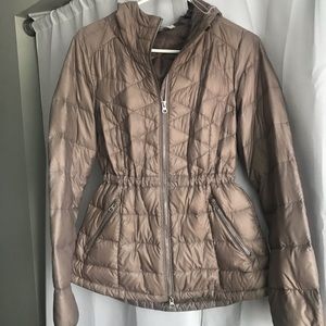 Athleta Goose Down Quilted Puffer Coat